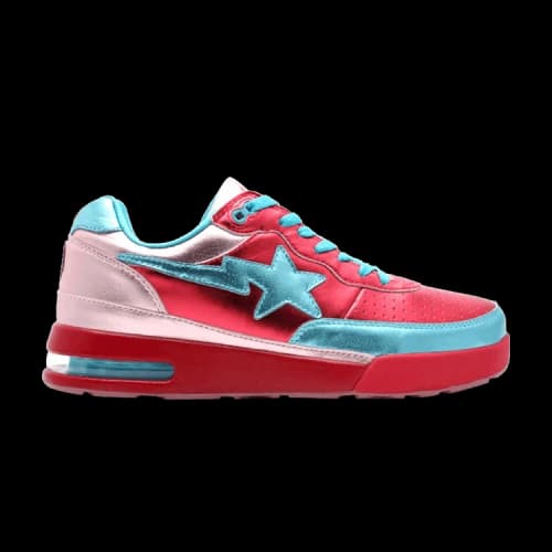BAPE Pharrell x Roadsta FS-034 Low 'Red Blue'
