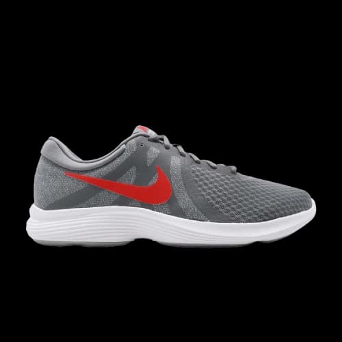 Nike Revolution 4 'Cool Grey Habanero Red'