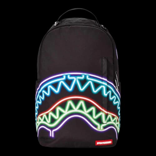 Sprayground Neon Shark Backpack 'Multicolor'