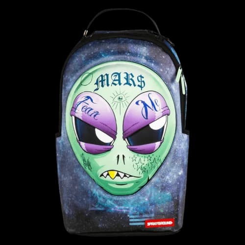 Sprayground 3D Lenticular Alien Head Backpack 'Multicolor'
