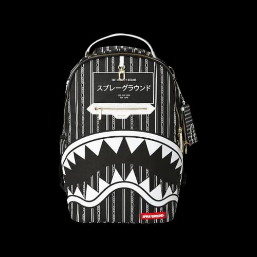 Sprayground Reverse Sharks In Paris Backpack 'Black'