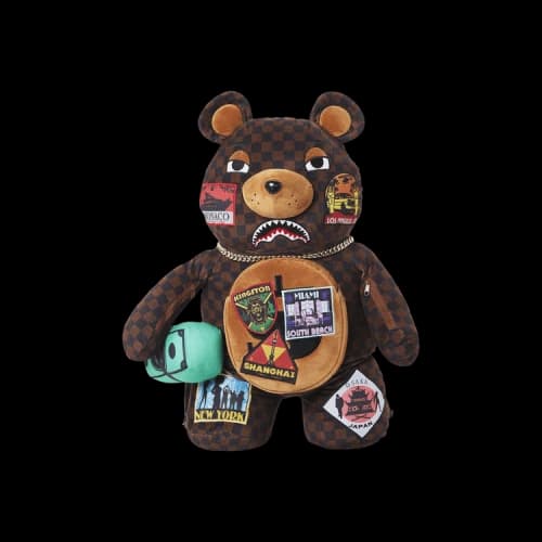 Sprayground Global Mogul Moneybear Teddybear Backpack 'Multicolor'
