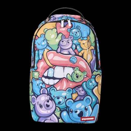 Sprayground Yummy Gummy Lips Backpack 'Multicolor'