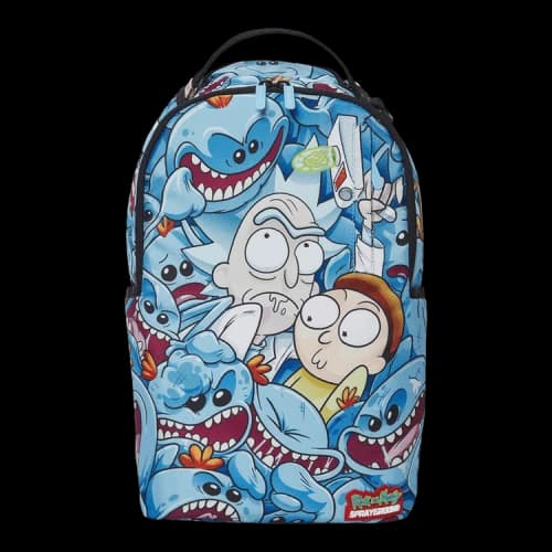Sprayground Rick & Morty Meseeks Crammed DLXR Backpack 'Multicolor'