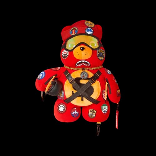 Sprayground The Global Expedition Moneybear Teddybear Backpack 'Multicolor'