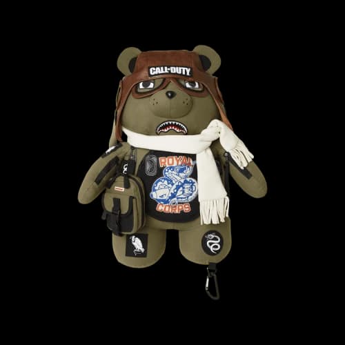 Sprayground Call Of Duty Aviator Fearless Moneybear Teddybear Backpack 'Multicolor'