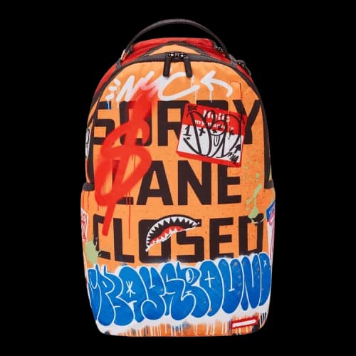 Sprayground Stay Out Of My Lane DLXR Backpack 'Multicolor'