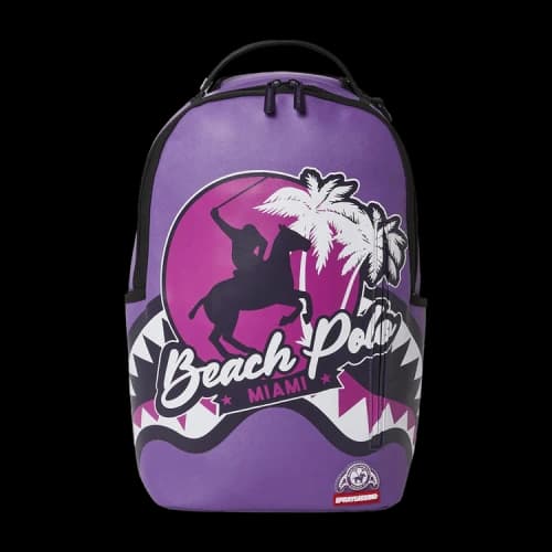 Sprayground Miami Beach Polo Collab DLXV Backpack 'Purple'