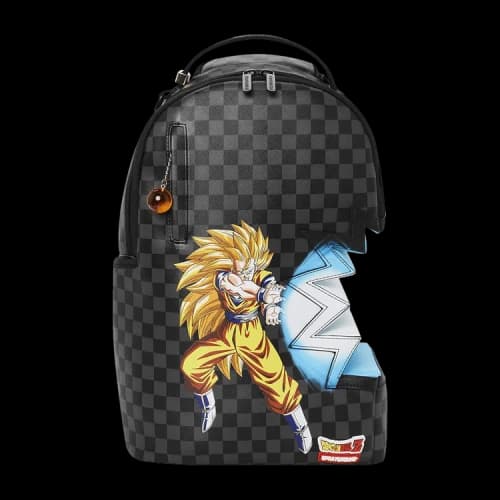 Sprayground Dragon Ball Z Kamehameha Shark Bite DlXV Backpack 'Multicolor'