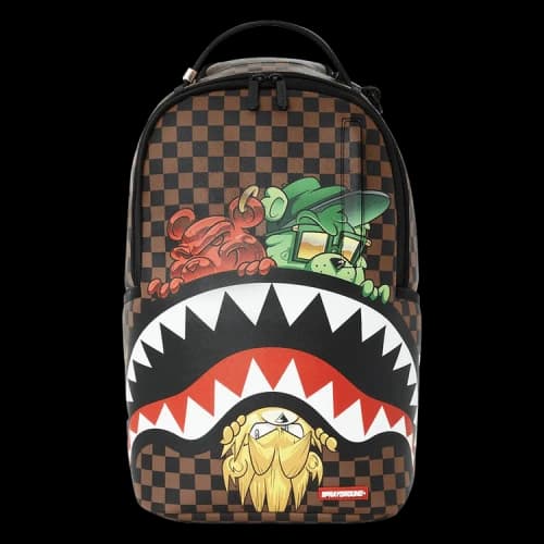 Sprayground Sharks In Paris Characters Sneakin DlXV Backpack 'Multicolor'