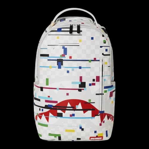 Sprayground Sharks In Paris Glitch Rider DlXV Backpack 'Multicolor'