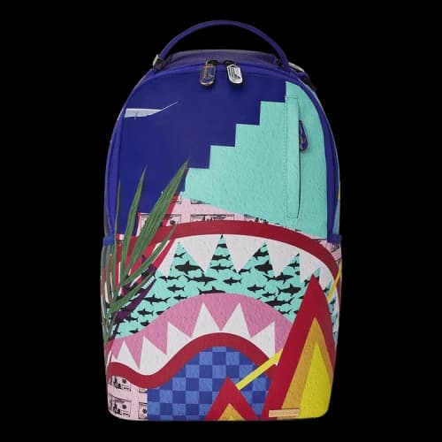 Sprayground Shark Beach Backpack 'Multicolor'