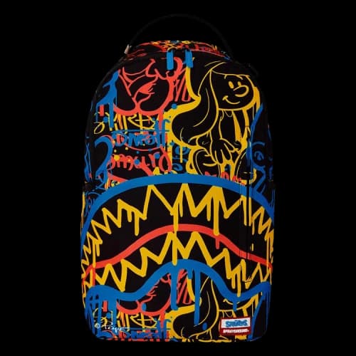 Sprayground Smurfs Neon Drip DLXSR Backpack 'Multicolor'
