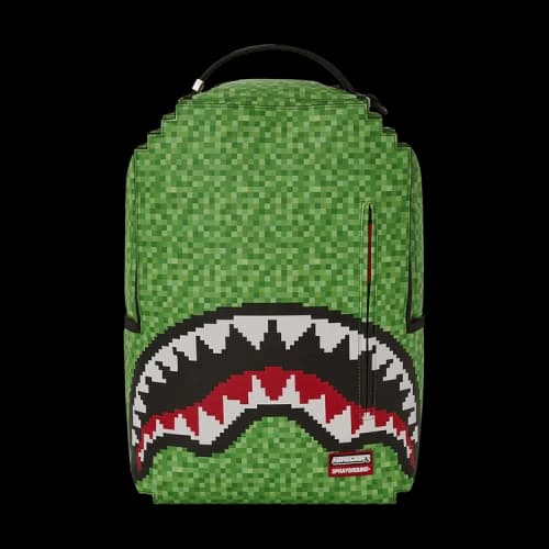 Sprayground Minecraft Creeper Shark Backpack 'Multicolor'