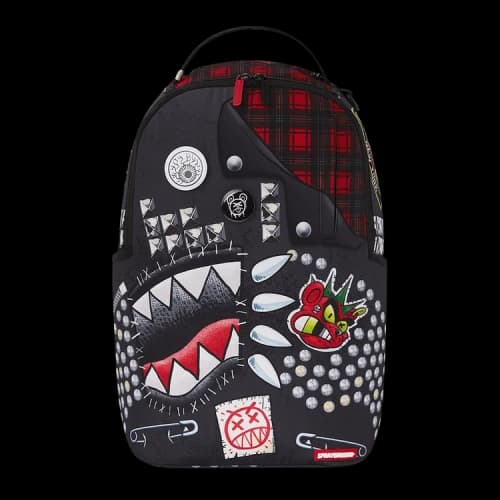 Sprayground Punk Shark DLXSR Backpack Multicolor
