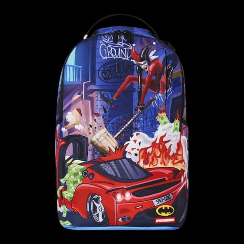 Sprayground Harley Quinn Smash Smash DLXSR Backpack 'Multicolor'