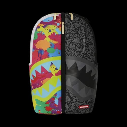 Sprayground Twins Chaos Split 2 Bags Backpack 'Multicolor'
