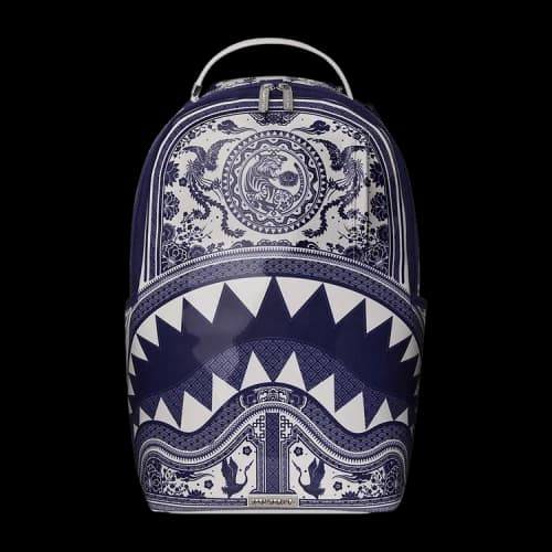 Sprayground Porcelain Tiger Phoenix Shark Backpack Multicolor