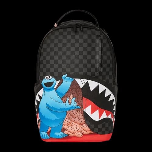 Sprayground Sesame Street Cookie Monster Snack Attack DLXSV Backpack Multicolor