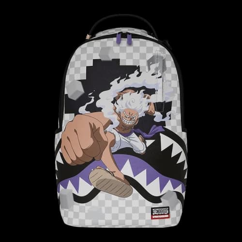 Sprayground One Piece Gear 5 Luffy Checkered Smash Backpack 'Multicolor'
