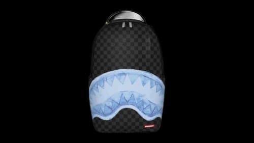 Sprayground Sharks On Iceberg Backpack Black/Blue