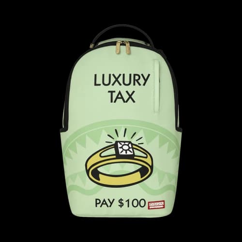 Sprayground Monopoly Paid Up Backpack 'Green'