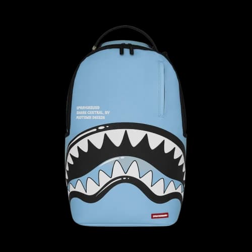 Sprayground Shark Central Bubble Shark Backpack 'Sky Blue'