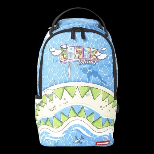 Sprayground Mini Welcome To Shark Island Backpack 'Multicolor'