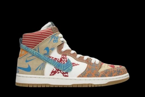 Nike Thomas Campbell x SB Dunk High 'What The' Special Box