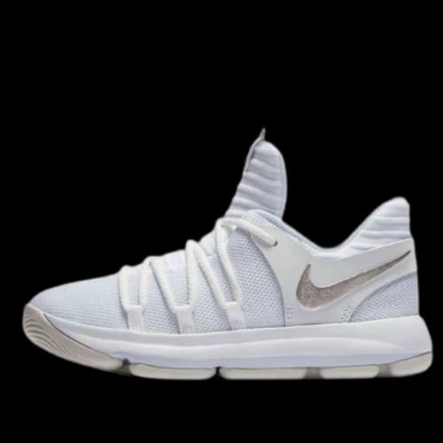 (PS) Nike KD 10 'White Chrome-pure Platinum'