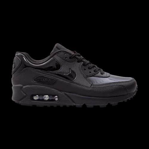Nike Air Max 90 Leather 'Triple Black' (Women's)