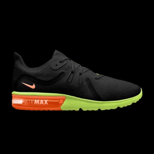 Nike Air Max Sequent 3 'Black Orange Volt'