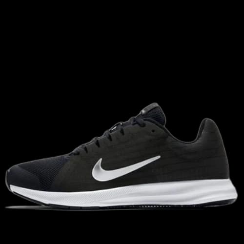 (GS) Nike Downshifter 8 Low-Top Black/White