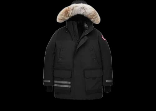 Canada Goose Erickson Fur Parka Jacket Black