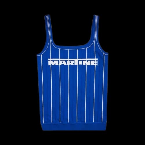 Martine Rose Logo Vest 'Blue'