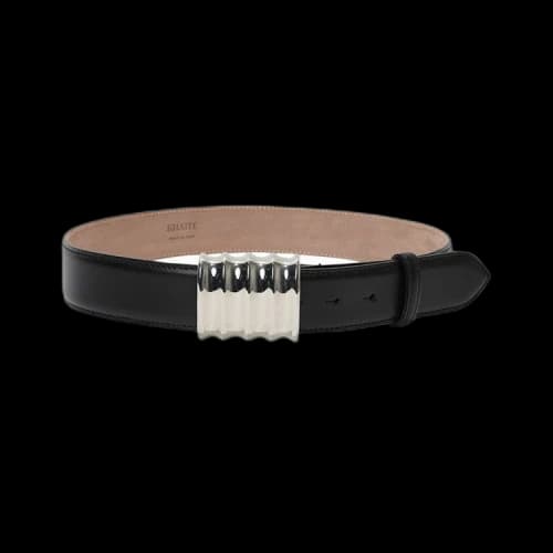 Khaite Julius Belt Medium 'Black/Silver'