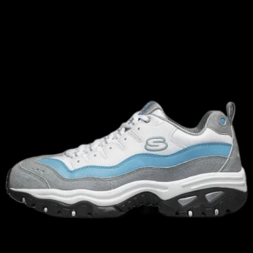 Skechers Energy Low-Top Running Shoes Grey/Blue