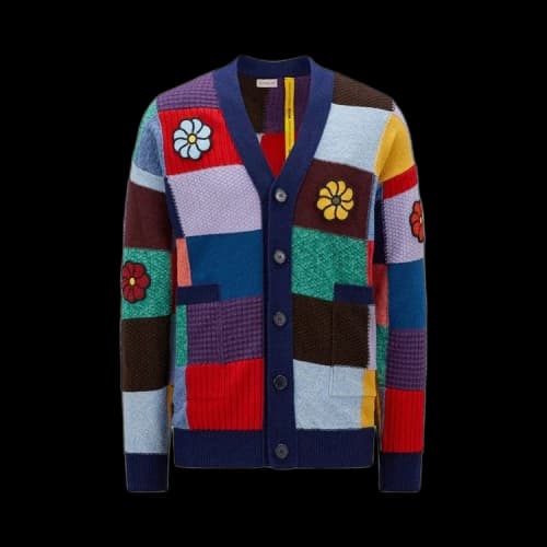Moncler Genius x JW Anderson Women's Wool Cardigan 'Medium Blue'
