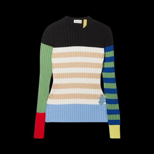 Moncler Genius x JW Anderson Striped Crewneck Sweater 'Colorblock/Multicolor'
