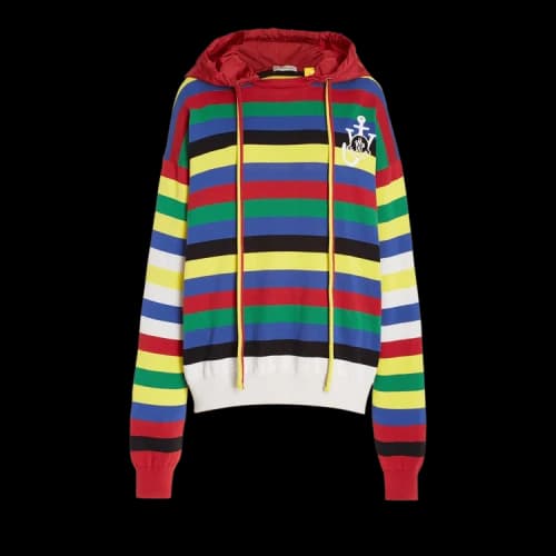 Moncler Genius x JW Anderson Striped Hoodie 'Red Stripe Multicolor'