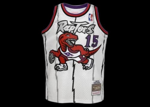 Mitchell & Ness NBA Kids Toronto Raptors Vince Carter 1998-99 Swingman Home Jersey White