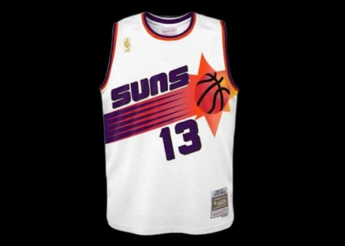 Mitchell & Ness NBA Kids Phoenix Suns Steve Nash 1996-97 Swingman Home Jersey White