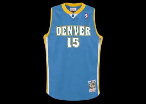 Mitchell & Ness NBA Kids Denver Nuggets Carmelo Anthony 2003-04 Swingman Road Jersey Royal