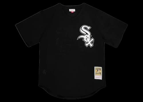 Mitchell & Ness MLB Kids Chicago White Sox Frank Thomas 1993 Authentic Mesh BP Jersey Black