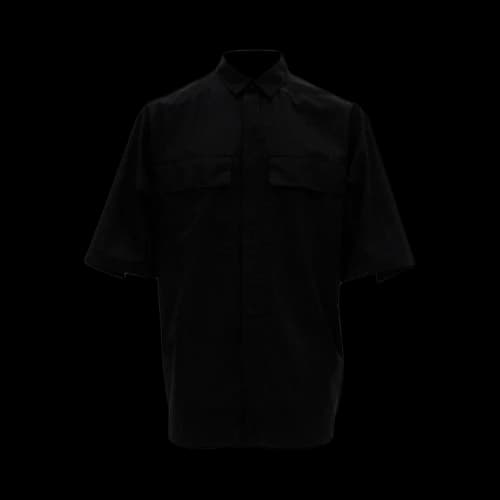 Fear of God Exclusively For Ermenegildo Zegna Oversized Short-Sleeve Shirt 'Matte Black'