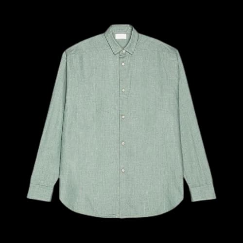 Fear of God Exclusively For Ermenegildo Zegna Denim Shirt 'Military Green'