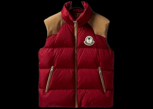 Moncler x Palm Angels Kamakou Vest Red