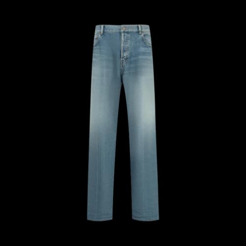 Saint Laurent Relaxed Tapered Jean 'Authentic Medium Blue'
