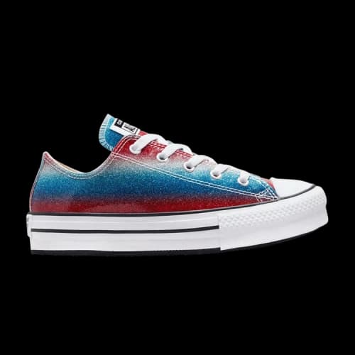 Converse Chuck Taylor All Star EVA Lift Platform Low GS 'Glitter Drip'