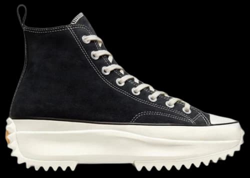 Converse Run Star Hike Hi Suede Black (Women's)